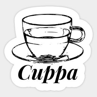 Cuppa. Sticker